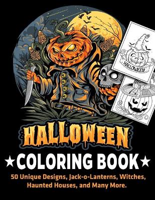 Book cover for Halloween Coloring Book