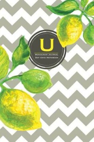 Cover of Monogram Journal U - Dot Grid Notebook