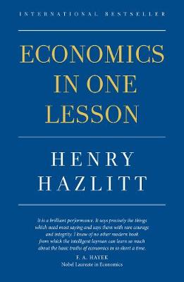 Book cover for Economics in One Lesson: British English Edition
