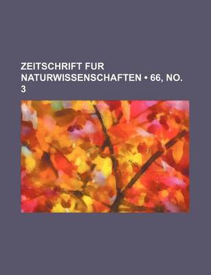 Book cover for Zeitschrift Fur Naturwissenschaften