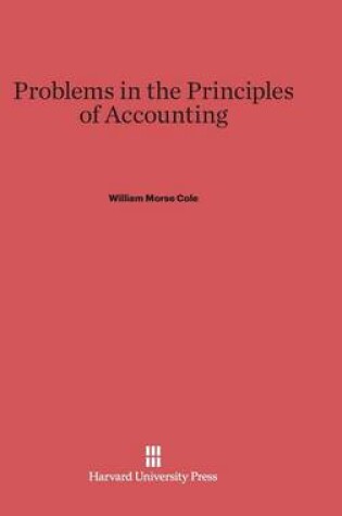 Cover of Problems in the Principles of Accounting