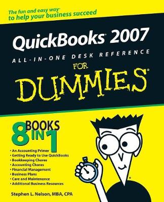 Book cover for QuickBooks 2007 All–in–One Desk Reference For Dummies 3e