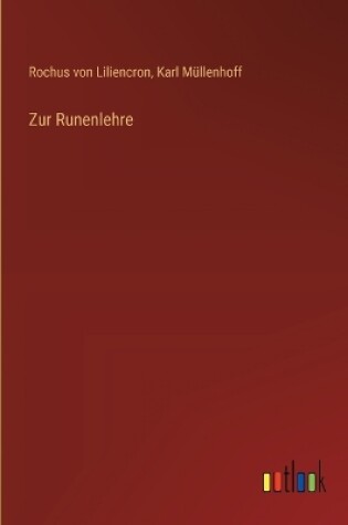 Cover of Zur Runenlehre