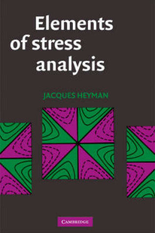 Cover of Elements of Stress Analysis