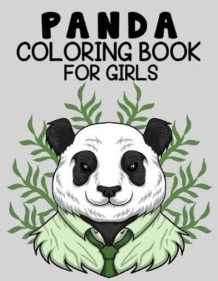 Book cover for Panda Coloring Book For Girls