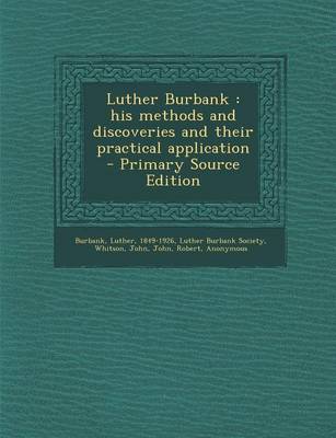 Cover of Luther Burbank