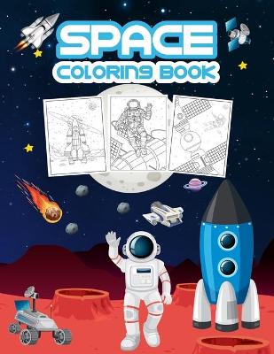 Book cover for Space Coloring Book