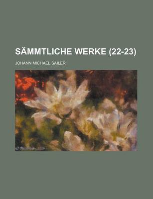 Book cover for S Mmtliche Werke (22-23)