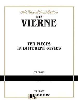 Cover of Vierne 10 Pcs. Org.[Rene Vierne]