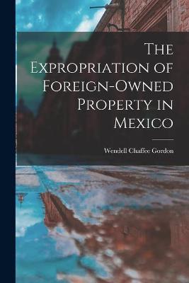 Cover of The Expropriation of Foreign-owned Property in Mexico