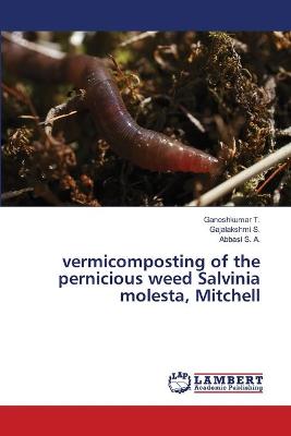 Book cover for vermicomposting of the pernicious weed Salvinia molesta, Mitchell