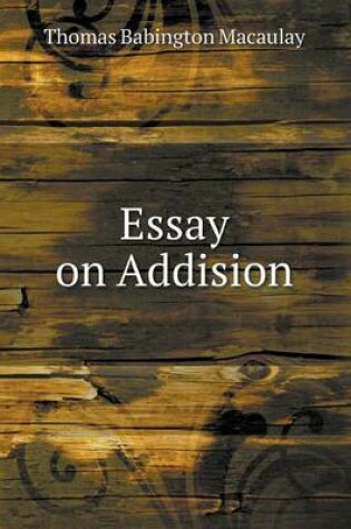 Cover of Essay on Addision