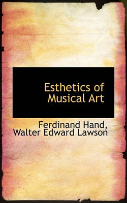 Book cover for Esthetics of Musical Art