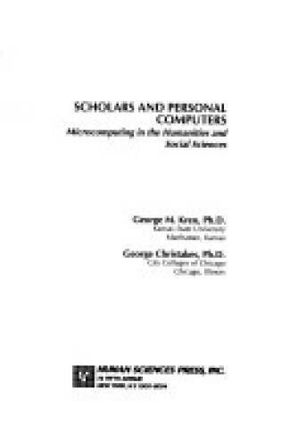 Cover of Scholars and Personal Computers