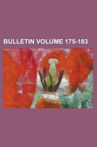 Cover of Bulletin Volume 175-183