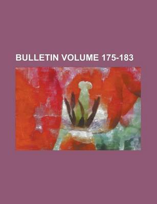 Book cover for Bulletin Volume 175-183