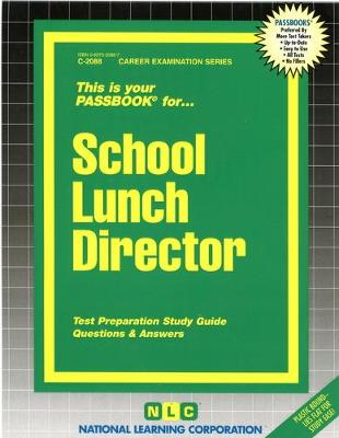 Book cover for School Lunch Director