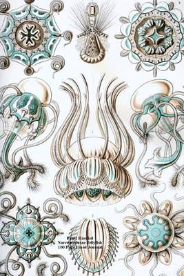 Book cover for Ernst Haeckel Narcomedusae Jellyfish 100 Page Lined Journal