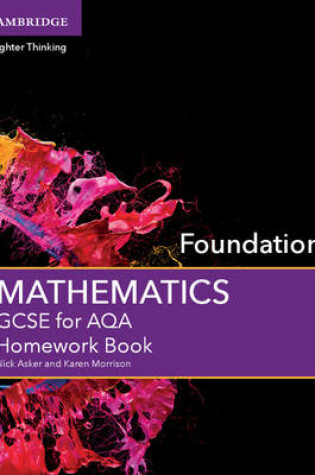 Cover of GCSE Mathematics for AQA Foundation Homework Book