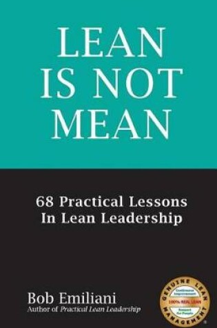 Cover of Lean Is Not Mean