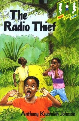 Book cover for Hop Step Jump; The Radio Thief