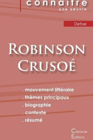 Cover of Fiche de lecture Robinson Crusoe de Daniel Defoe (Analyse litteraire de reference et resume complet)