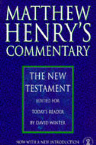 Cover of Matthew Henry's New Testament Commentary