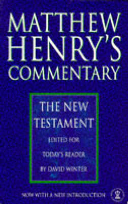 Book cover for Matthew Henry's New Testament Commentary