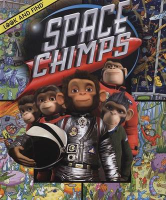 Book cover for Space Chimps Look and Find