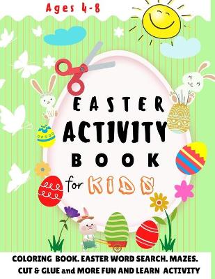 Book cover for Easter Activity Book for Kids Ages 4-8