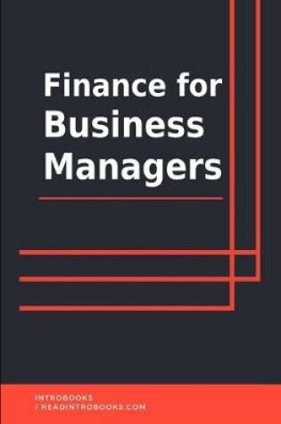 Cover of Finance for Business Managers