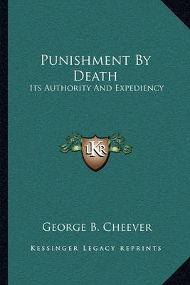 Book cover for Punishment by Death