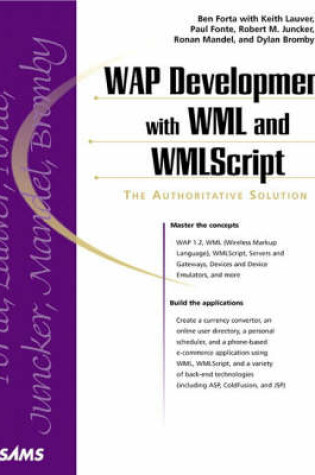 Cover of WAP Development with WML and WMLScript