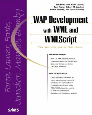 Book cover for WAP Development with WML and WMLScript