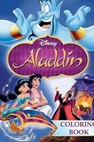 Cover of Aladdin Coloring Book