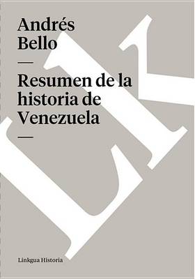 Cover of Resumen de La Historia de Venezuela