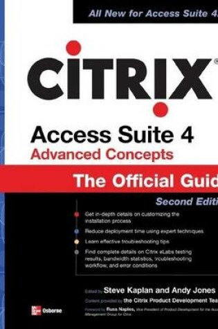 Cover of Citrix(r) Access Suite 4 Advanced Concepts: The Official Guide