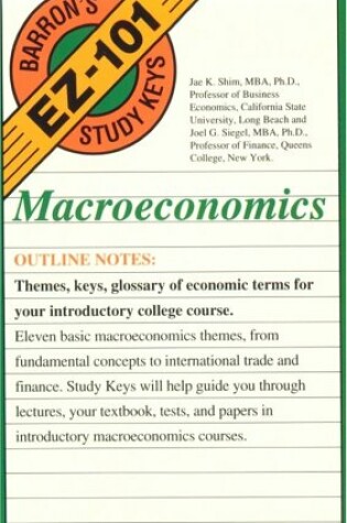 Cover of Macroeconomics