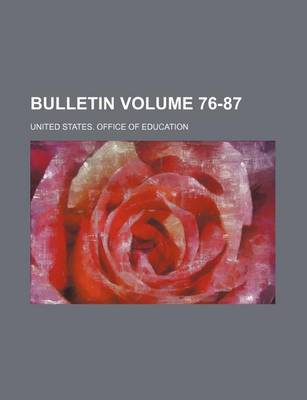 Book cover for Bulletin Volume 76-87