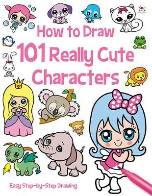 Book cover for How to Draw 101 Cute Characters
