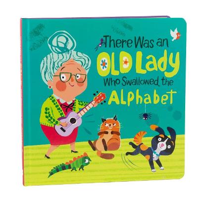 Book cover for There Was an Old Lady Who Swallowed the Alphabet