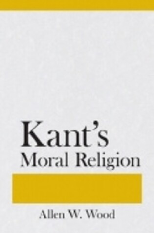 Cover of Kant's Moral Religion