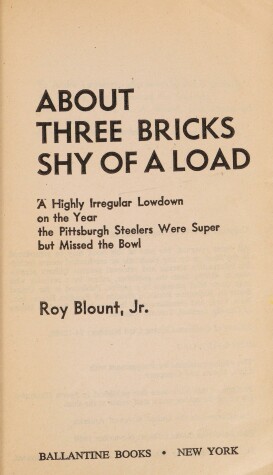 Book cover for About 3bricks Shy Load