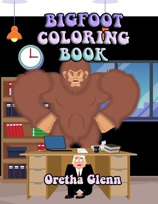 Book cover for Bigfoot Coloring Book