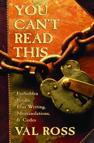 Cover of You Can't Read This