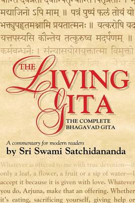 Book cover for The Living Gita