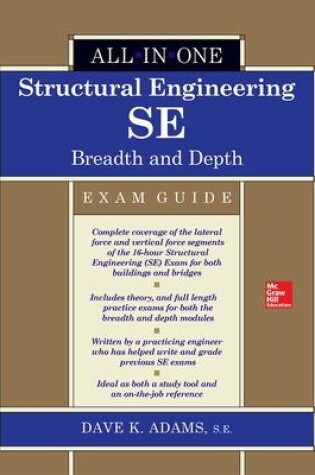 Cover of Structural Engineering SE All-in-One Exam Guide: Breadth and Depth