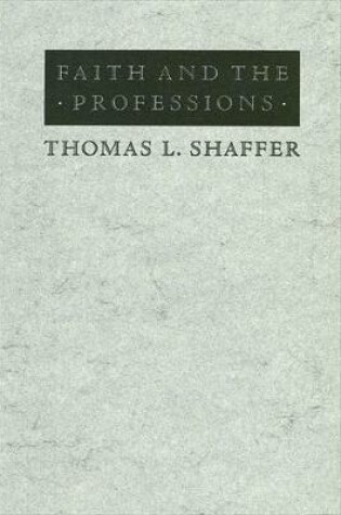 Cover of Faith and the Professions
