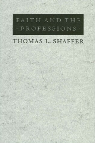 Cover of Faith and the Professions