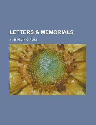 Book cover for Letters & Memorials